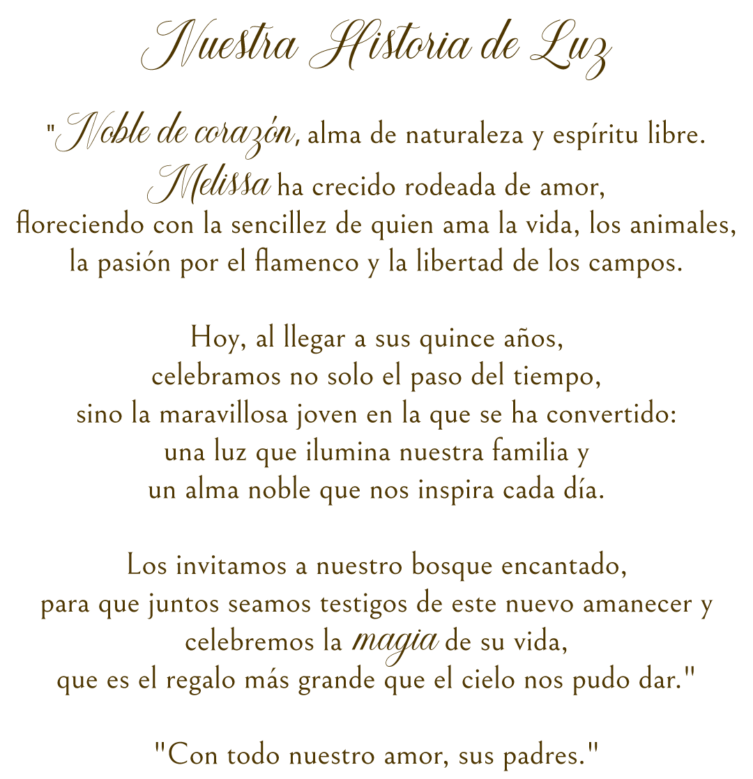 Mensaje de Melissa